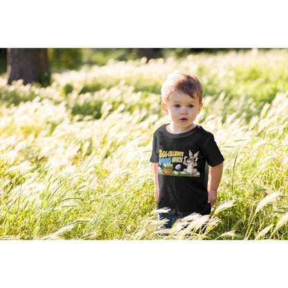 Egg-cellent Vibes Only Kids Tee - Perfect for Easter, Playdates, Birthdays, Spring Celebrations, Fun Outfits