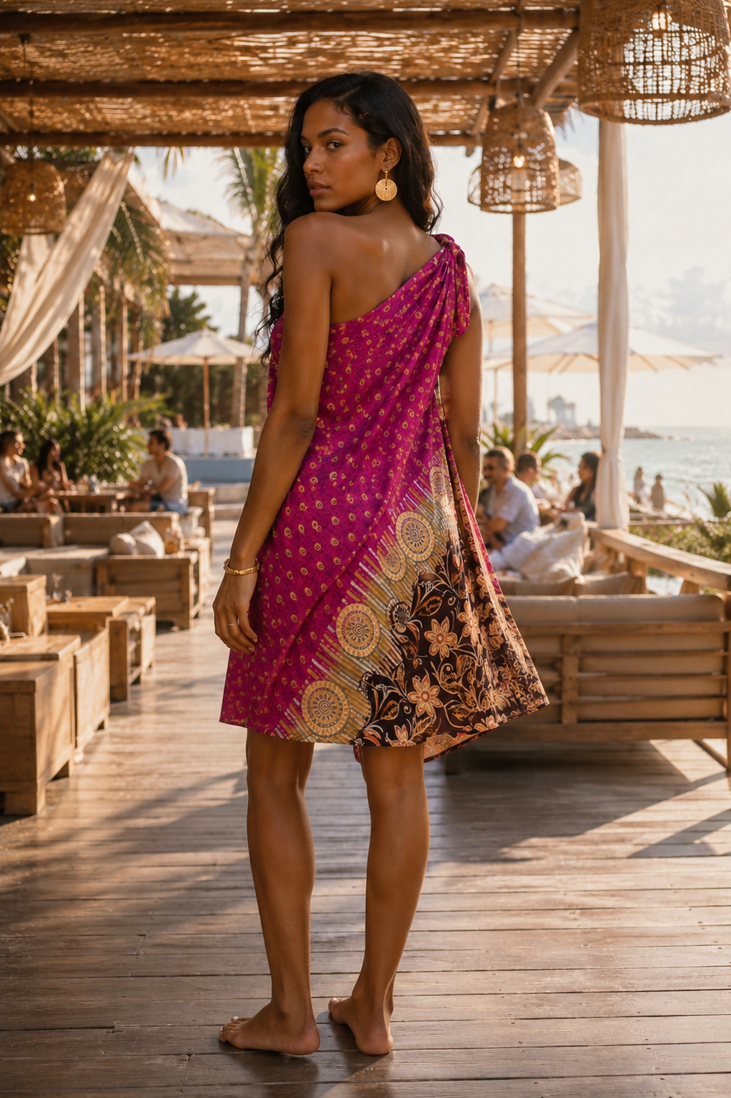 Convertible Boho Wrap Skirt Dress – Multi-Wear Vacation Style