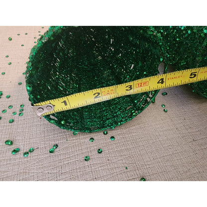 Glitter Cone Decorative Tree Set of 3