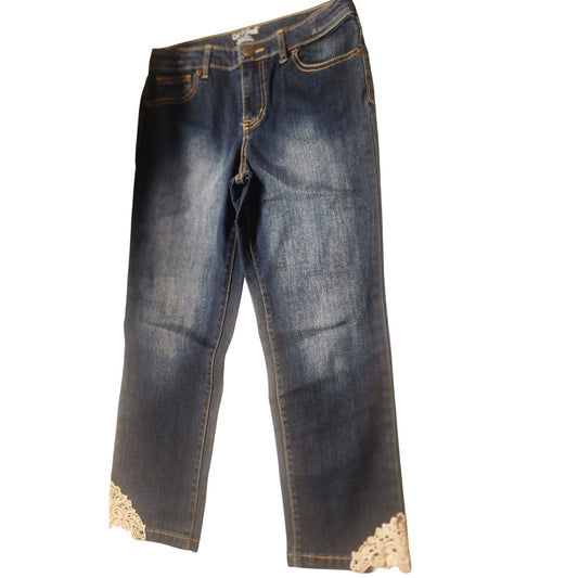 Cat & Jack Denim Jeans With Adjustable waist Size 14