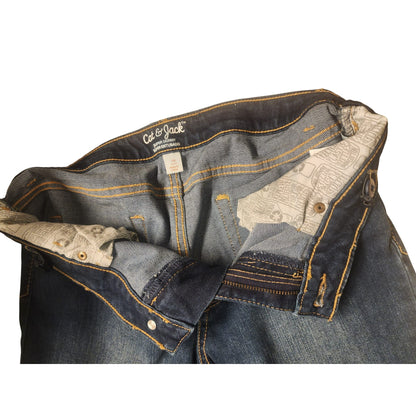 Cat & Jack Denim Jeans With Adjustable waist Size 14