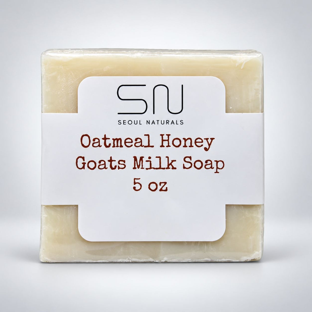 Seoul Naturals Oatmeal Honey Goat Milk Soap – 5 oz | Moisturizing Bath & Body Bar
