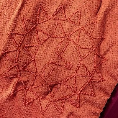 Opalhouse Twin/Twin XL Geo Sun Print Comforter and Sham 2 Set Orange/Fuschia -