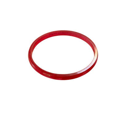 Vintage Red Acrylic Bangle Bracelet