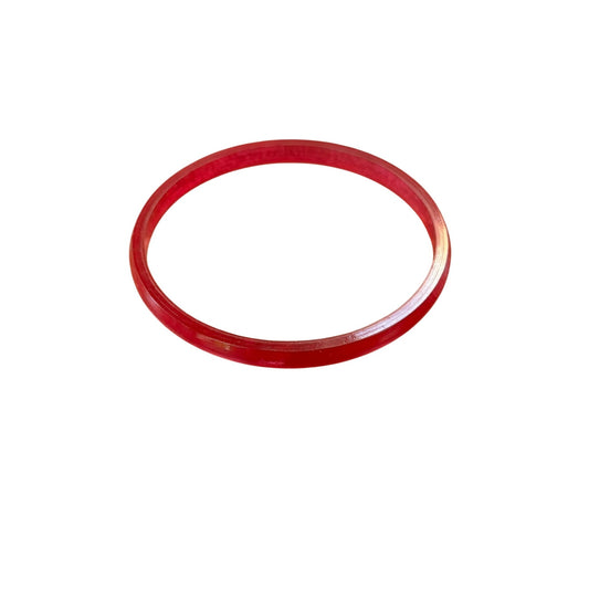 Vintage Red Acrylic Bangle Bracelet