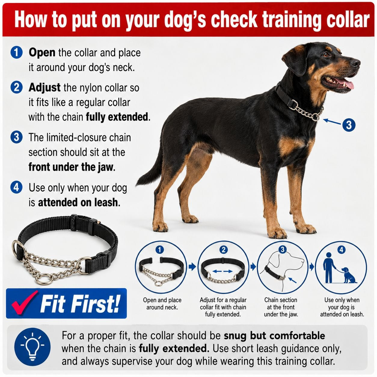 Pet GearAdjustable Black Nylon Dog Collar XS-L Brass D-Ring Quick Release Buckle New