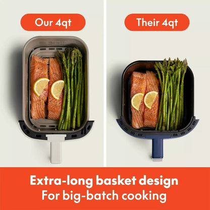 bella 4qt Slim Air Fryer, Oatmilk