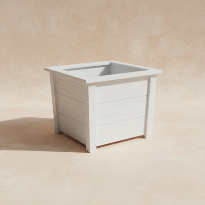 Estate Series Wooden Planter Box | Decorative Pot Cover for Mums, Herbs & Topiaries | Handmade Outdoor Planter