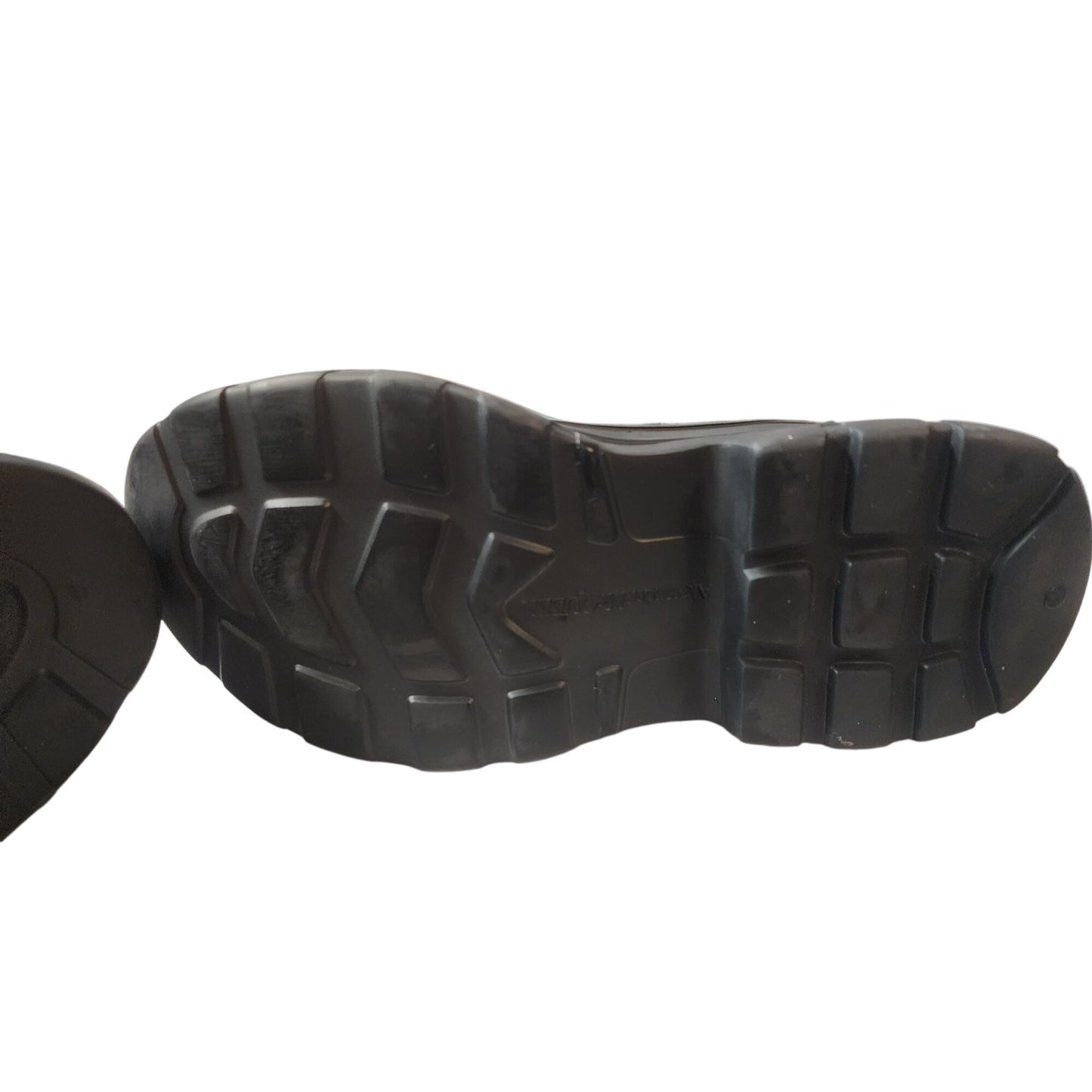 Alexander McQueen Tread Logo Sock Sneakers • Black • Size 40 EU / 7.5–8 US • Designer Luxury Shoes