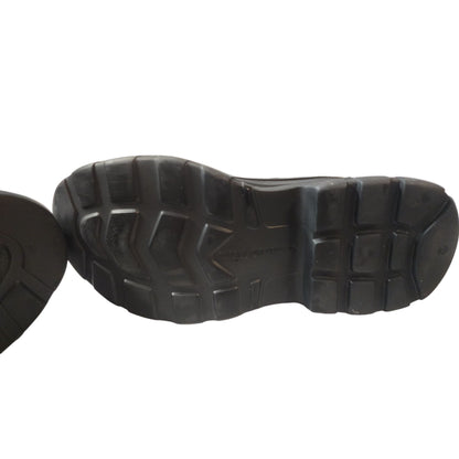 Alexander McQueen Tread Logo Sock Sneakers • Black • Size 40 EU / 7.5–8 US • Designer Luxury Shoes