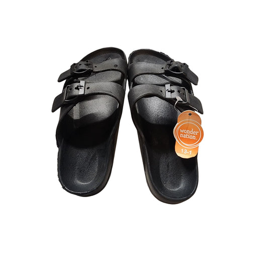 Wonder Nation Boys Beach EVA Footbed Sandals Size 13-1