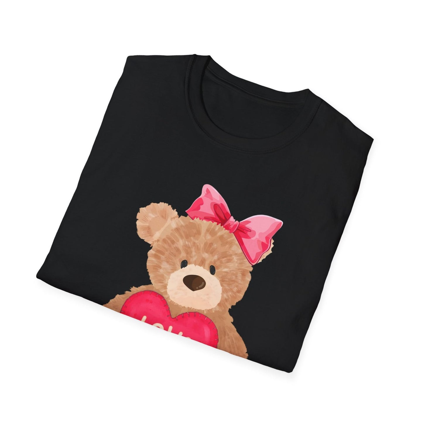 Matching Teddy Bear Couple Graphic Tees Valentine