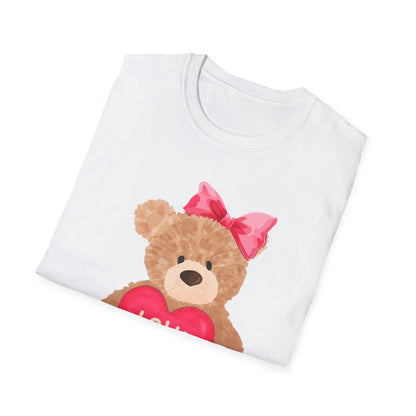 Matching Teddy Bear Couple Graphic Tees Valentine