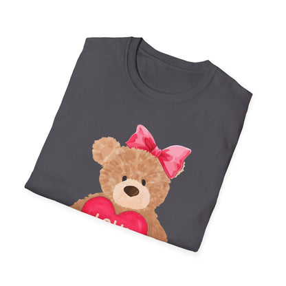 Matching Teddy Bear Couple Graphic Tees Valentine