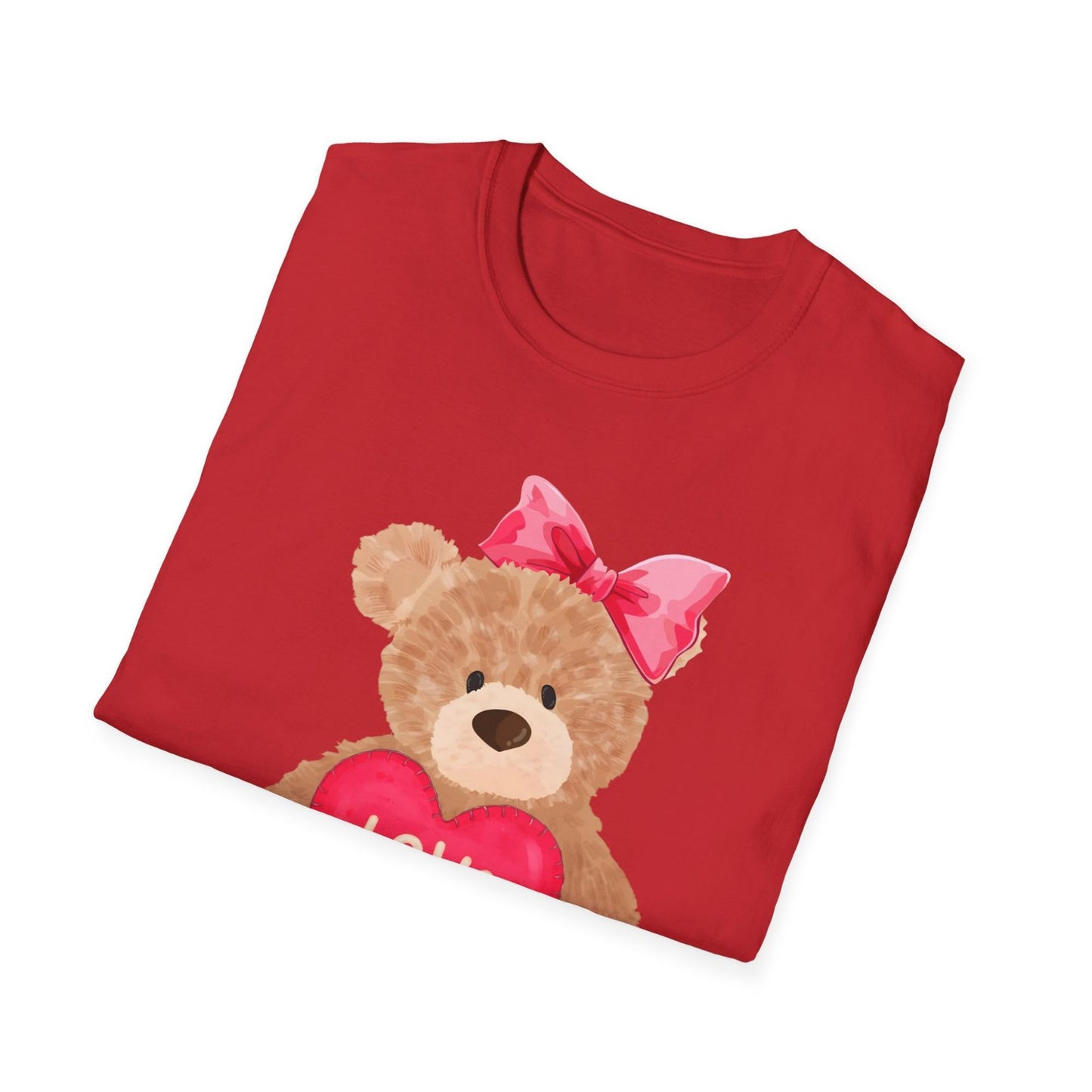 Matching Teddy Bear Couple Graphic Tees Valentine