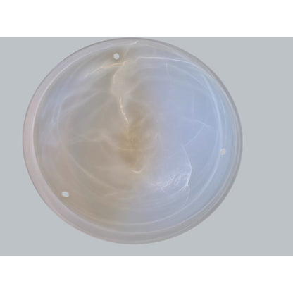Livex Lighting - Oasis - 3 Light Flush Mount in Contemporary Style - 16 Inches With Frosted Glass Shade