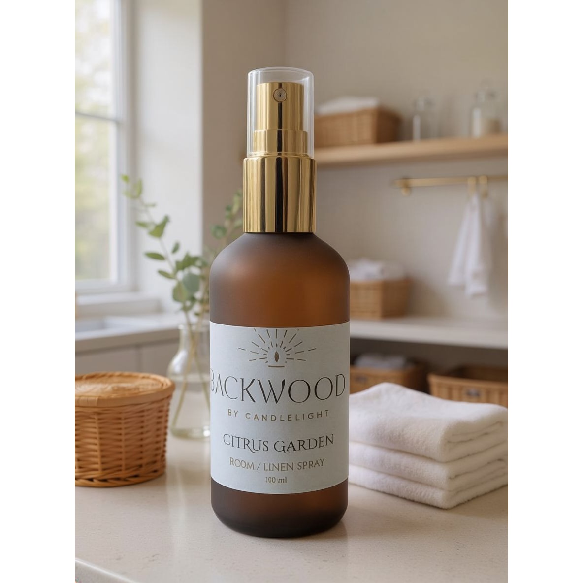 Backwoods By Candlelight Citrus Garden Room & Linen Spray | Luxury Home Fragrance