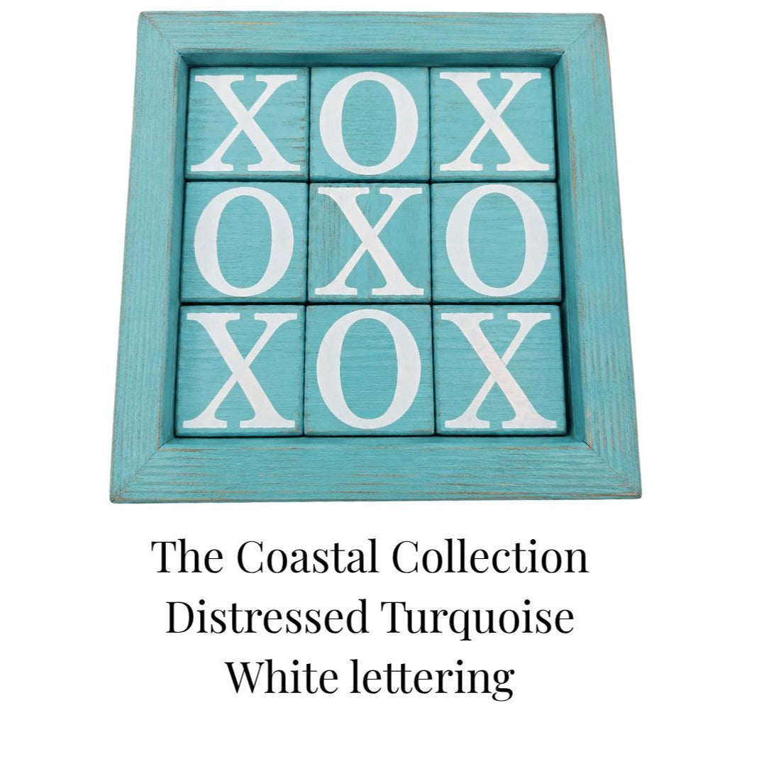 Handmade Wooden Lawn Tic Tac Toe Game | Personalized Outdoor Family Game