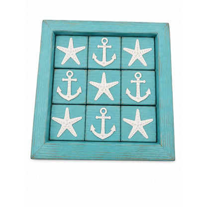 Handmade Wooden Lawn Tic Tac Toe Game | Personalized Outdoor Family Game