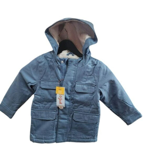 Cat And Jack Blue Polyester Parkas Jacket