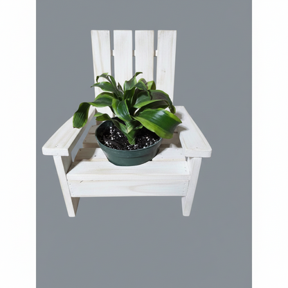 Miniature Adirondack Chair Planter Stand For Indoor Or Outdoor Decor