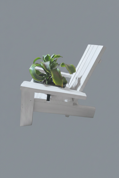 Miniature Adirondack Chair Planter Stand For Indoor Or Outdoor Decor