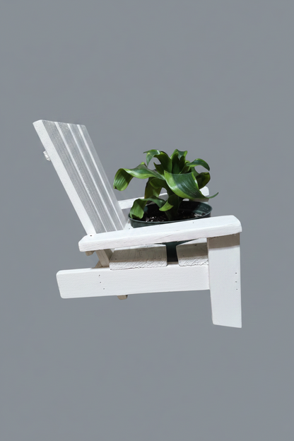Miniature Adirondack Chair Planter Stand For Indoor Or Outdoor Decor