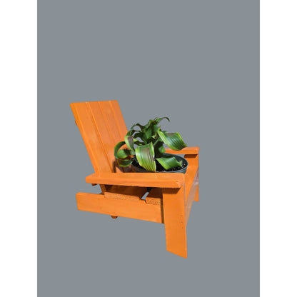 Miniature Adirondack Chair Planter Stand For Indoor Or Outdoor Decor