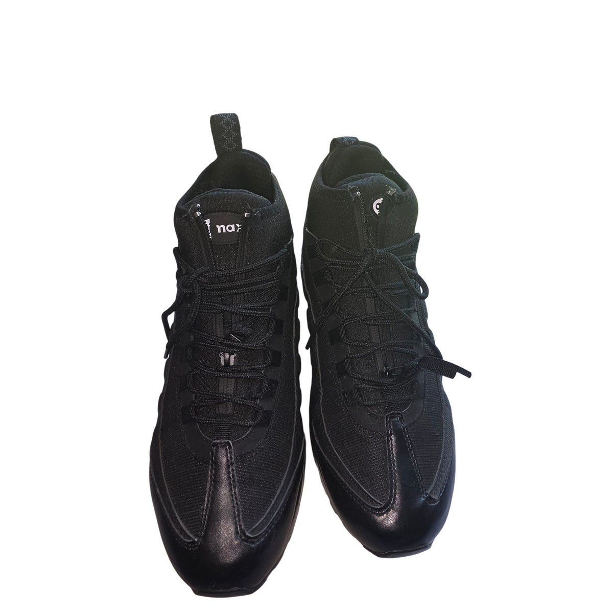 Nike Air Max Mid Sneakers Black Lace-Up Mens Size 11 Athletic Shoes