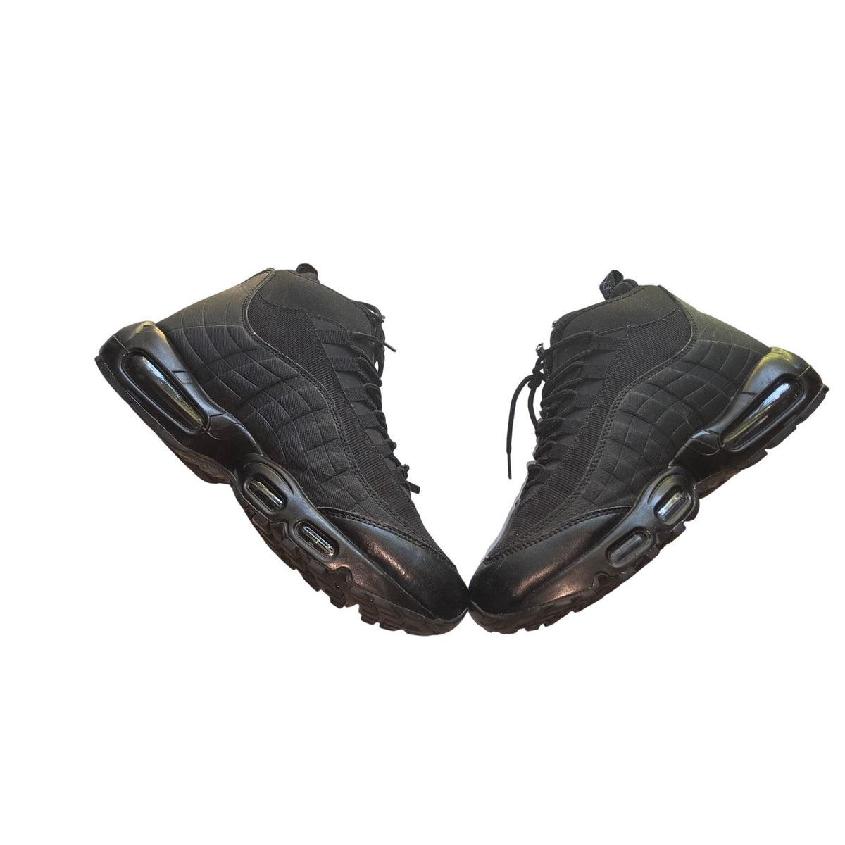 Nike Air Max Mid Sneakers Black Lace-Up Mens Size 11 Athletic Shoes