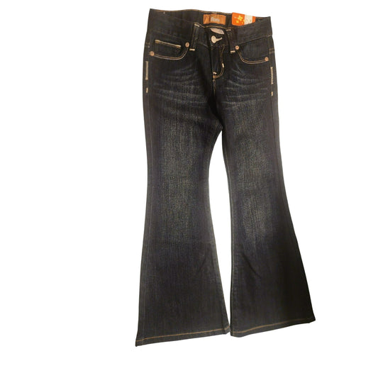 Old Navy Womens Flare Denim Jeans Size 6 Dark Wash New With Tags