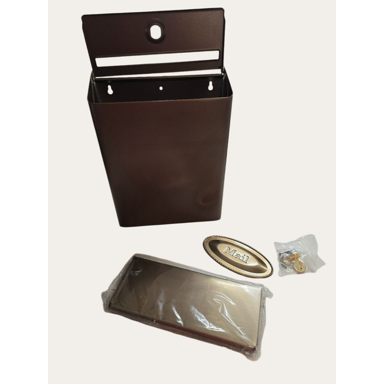 Architectural Mailboxes Designer Locking Metal Standard Mailbox Bronze.