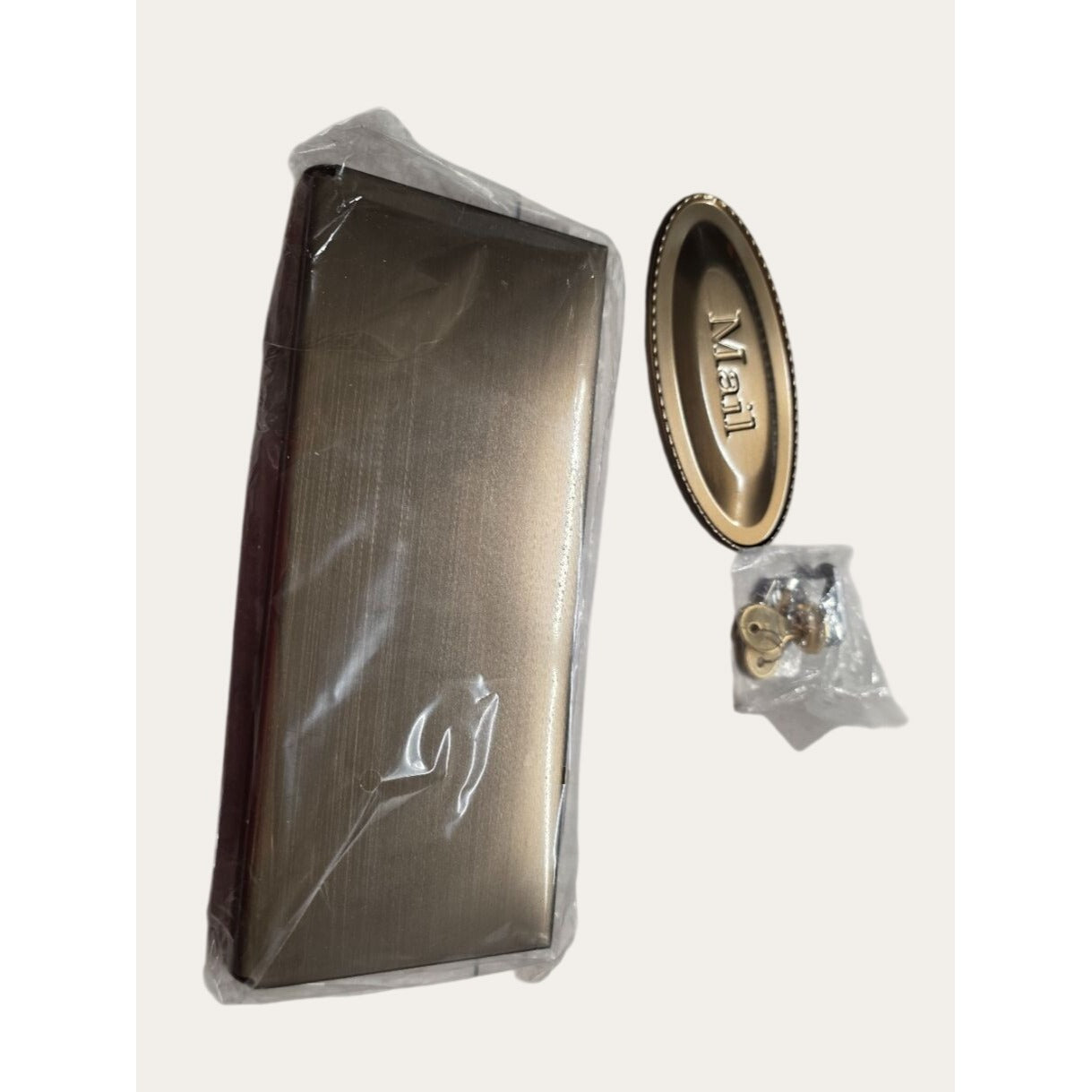 Architectural Mailboxes Designer Locking Metal Standard Mailbox Bronze.