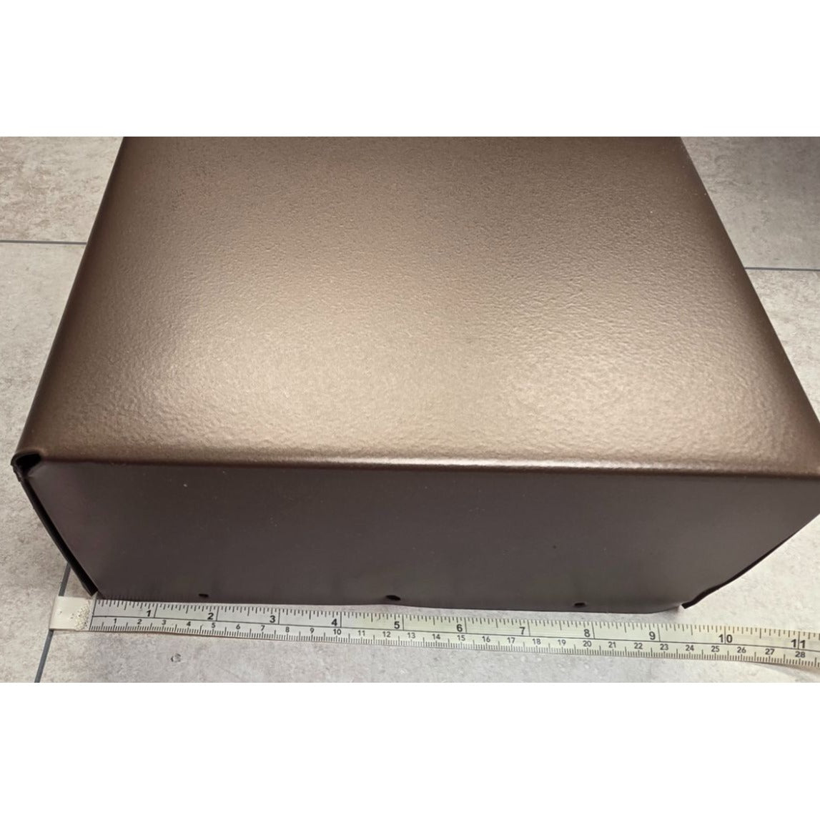 Architectural Mailboxes Designer Locking Metal Standard Mailbox Bronze.