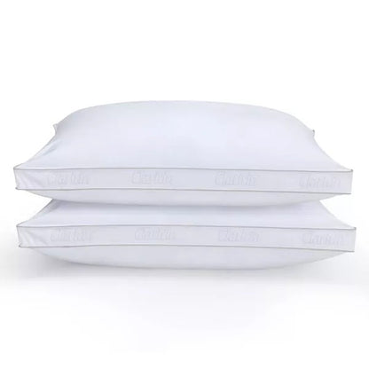 Claritin Cotton Hypoallergenic Pillow Set For Enhanced Comfort & Support