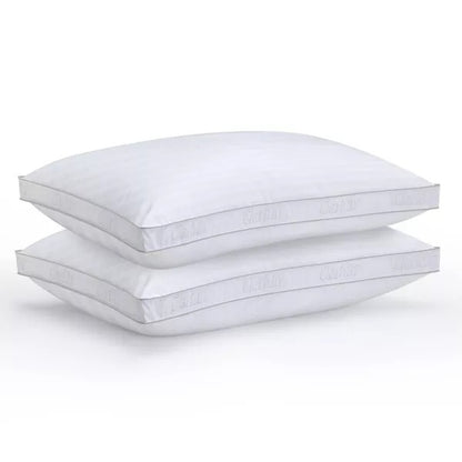 Claritin Cotton Hypoallergenic Pillow Set For Enhanced Comfort & Support