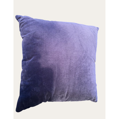 Soft Velvet Blue Square Decorative Throw Pillow Home Decor Cushion