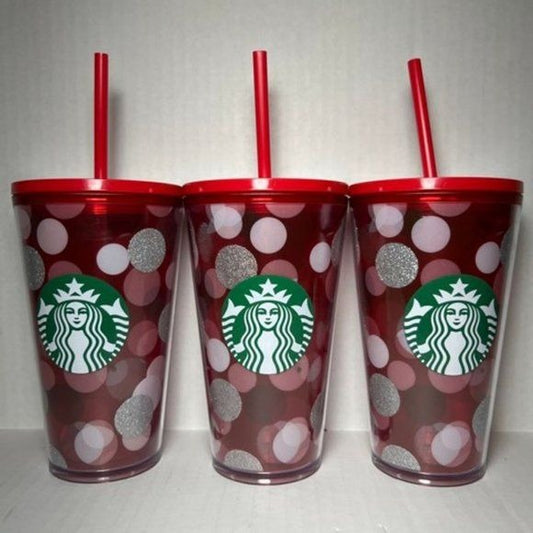 Starbucks Christmas Insulated Tumbler with Lid and Straw