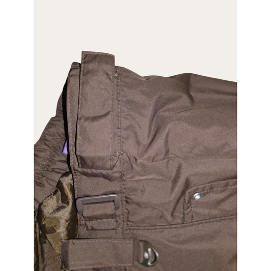 Brown Youth Snow Pants Size 14/16 Adjustable Waist 100% Polyester Waterproof Winter Gear