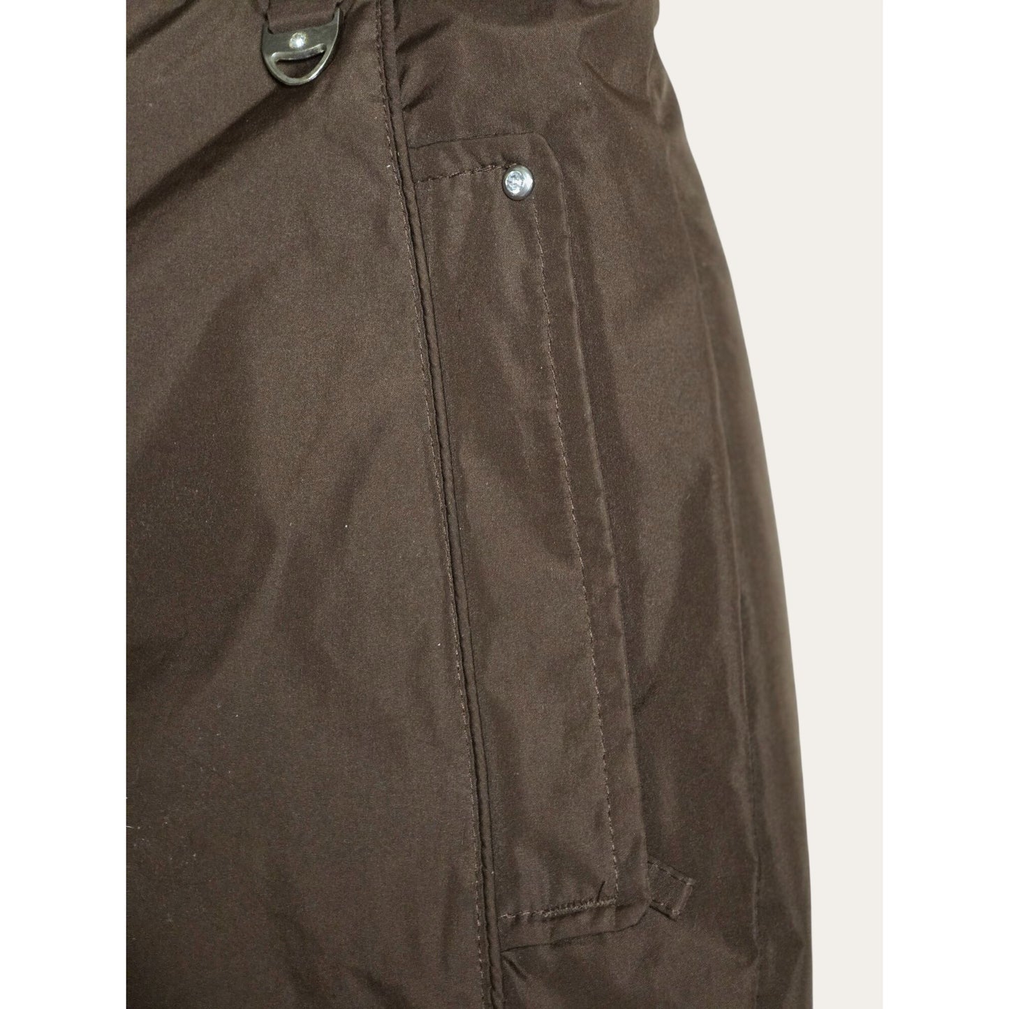 Brown Youth Snow Pants Size 14/16 Adjustable Waist 100% Polyester Waterproof Winter Gear