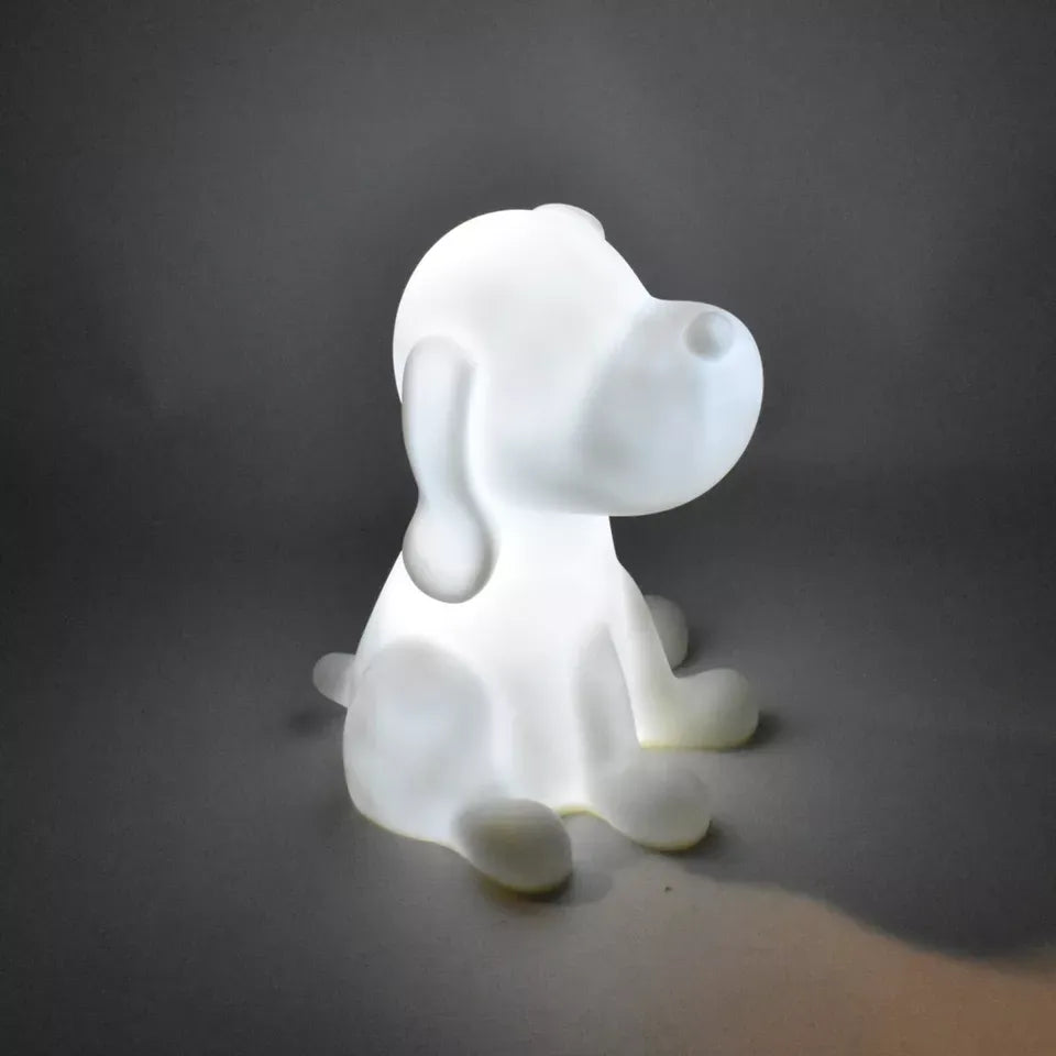 Puppy Dog Color Changing LED Night Light for Kids Room Nursery Bedtime Lamp