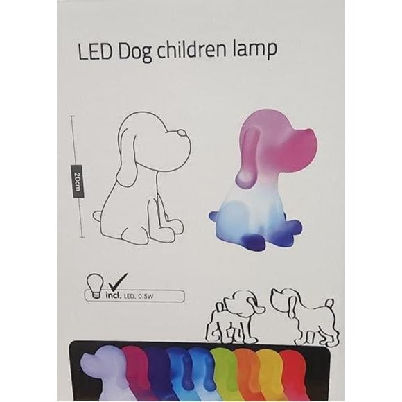 Puppy Dog Color Changing LED Night Light for Kids Room Nursery Bedtime Lamp