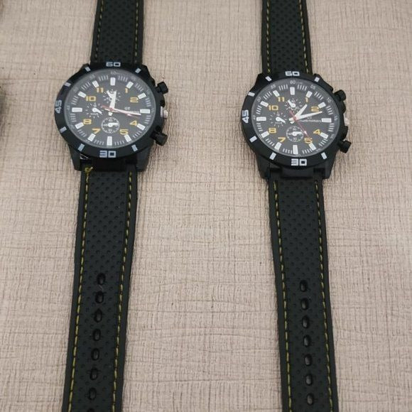 Mens GT F1 Grand Touring Sports Watch Quartz Analog Silicone Band