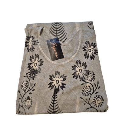 Sleeveless Boho Summer Dress With Floral Print & Flowy Hemline Lightweight Resort Wear