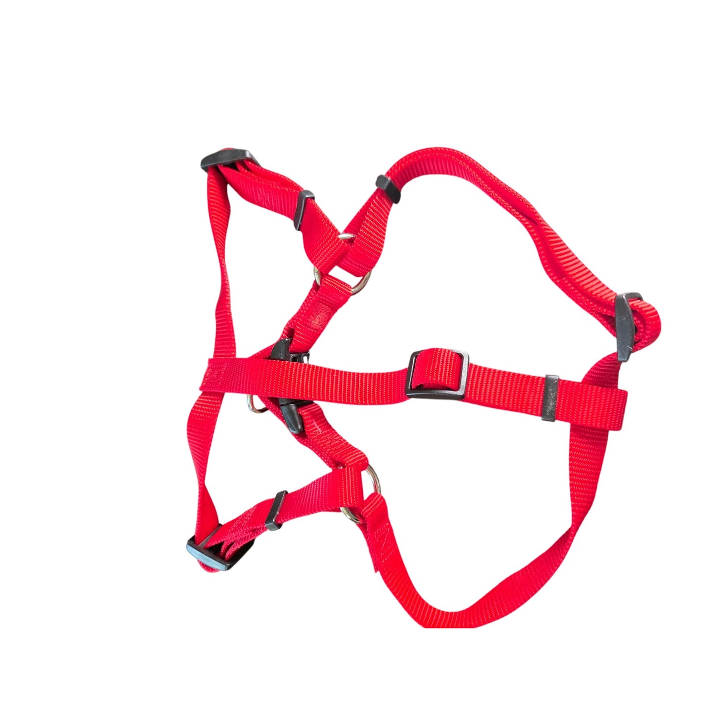 Coastal Comfort Wrap Adjustable Dog Harness Red Medium 14"-20" Neck 20"-30" Girth Durable Nylon