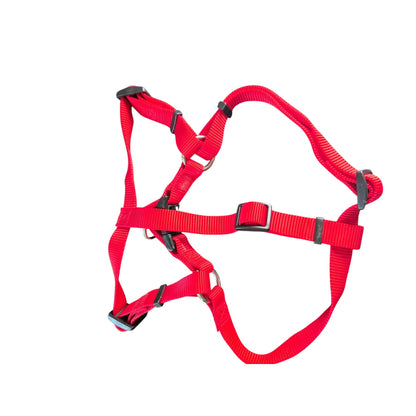 Coastal Comfort Wrap Adjustable Dog Harness Red Medium 14"-20" Neck 20"-30" Girth Durable Nylon