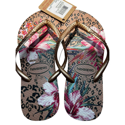 Havaianas Girls Floral Leopard Print