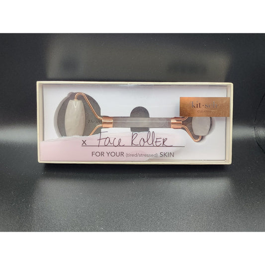 Kitsch Rose Quartz Crystal Face Roller For Skincare Benefits & Relaxation