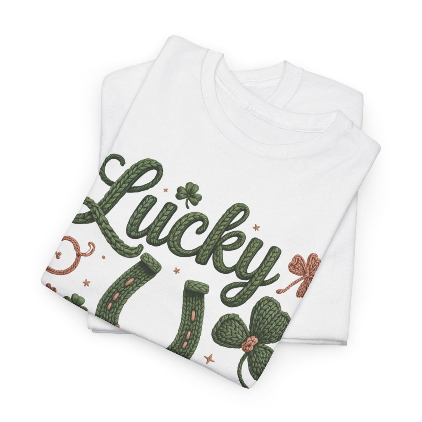 Lucky Cowgirl w/Horseshoe Western Graphic Tee – Women’s Country Rodeo Boutique Shirt