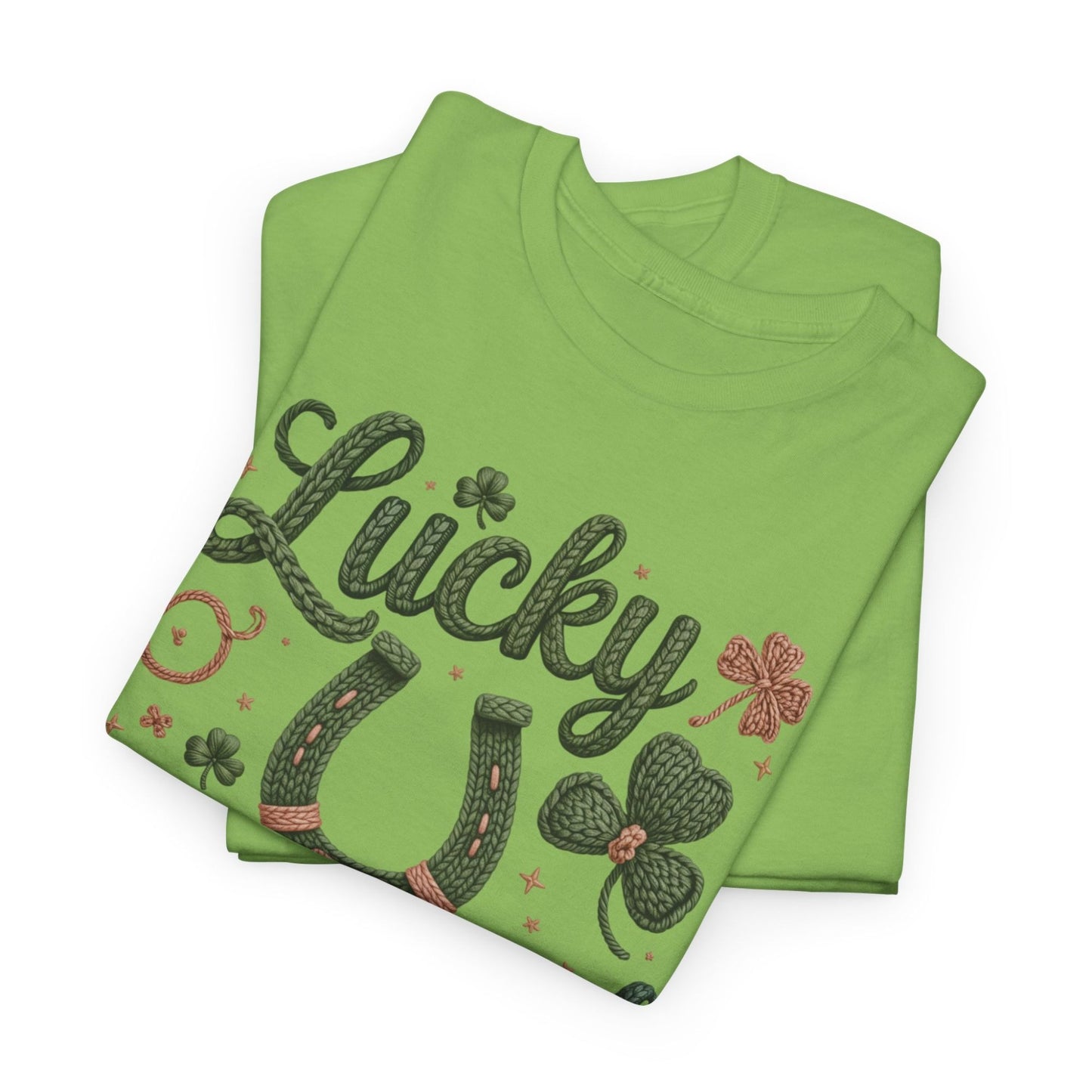 Lucky Cowgirl w/Horseshoe Western Graphic Tee – Women’s Country Rodeo Boutique Shirt